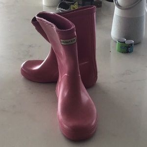 Size 11 pink hunter boots